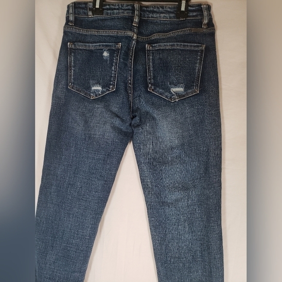 Kancan Distressed Blue Jeans Sz 26 - Picture 7 of 13